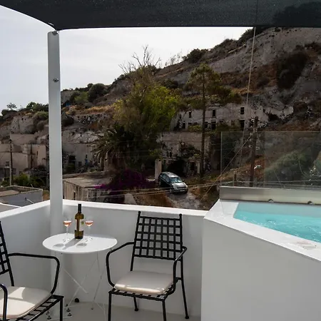 The Magic Luxury Cave Suites Vóthon Buitenkant foto